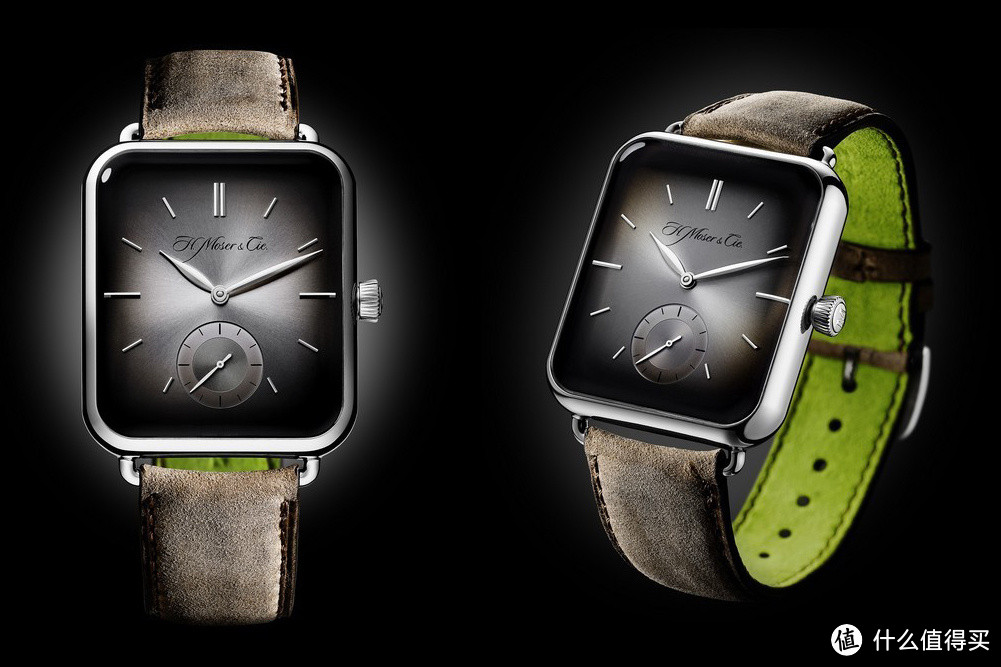 外形酷似apple Watch H Moser Cie 亨利慕时推出swiss Alp Watch 机械腕表 男款机械表 什么值得买