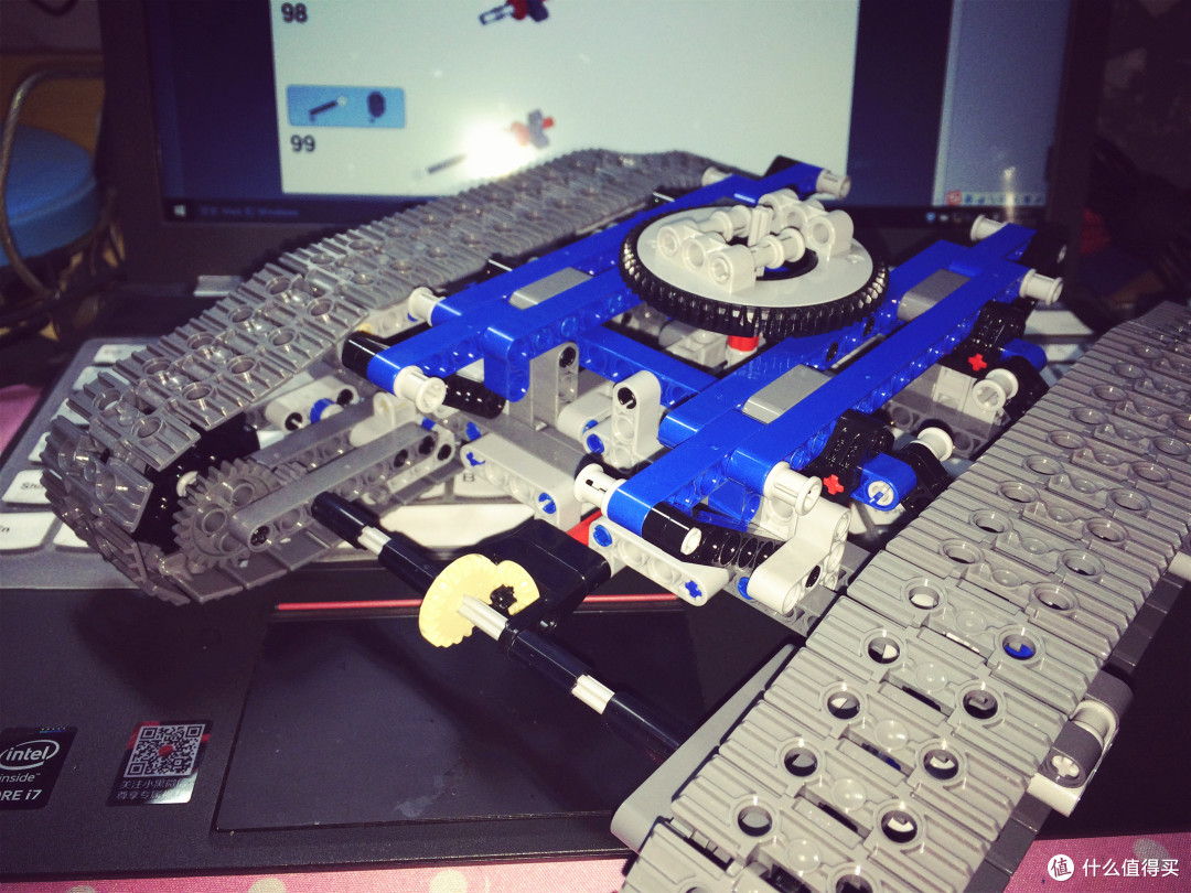 蓝翔履带式移动塔吊—lego 乐高 42042 b模式