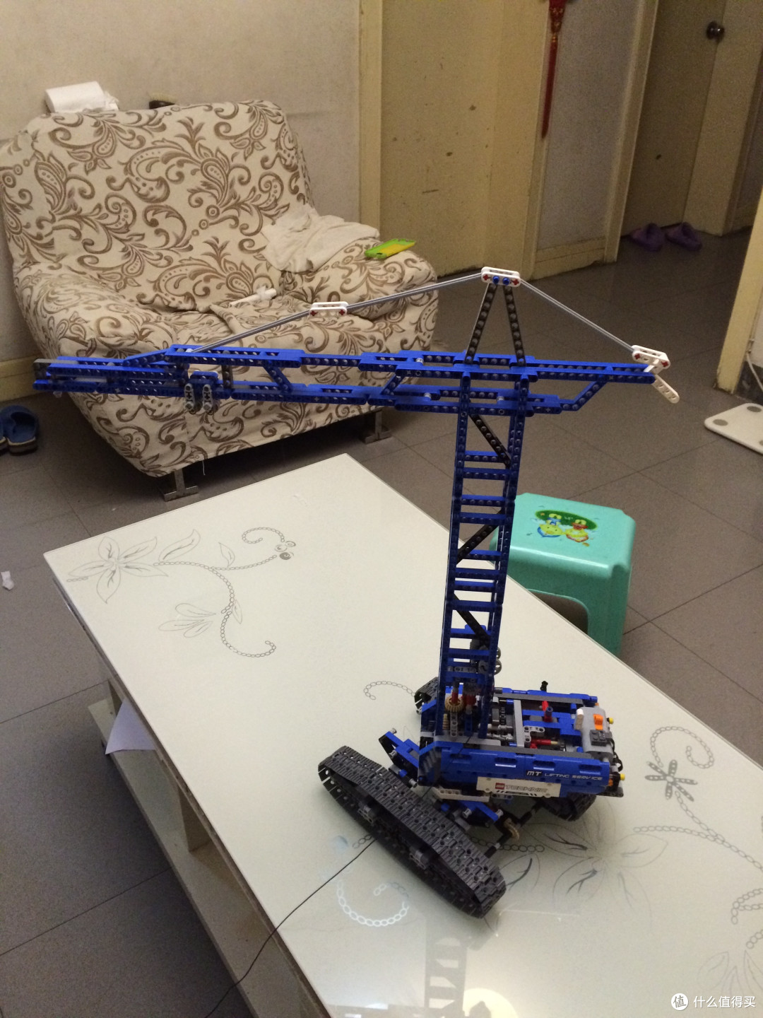 蓝翔履带式移动塔吊—lego 乐高 42042 b模式