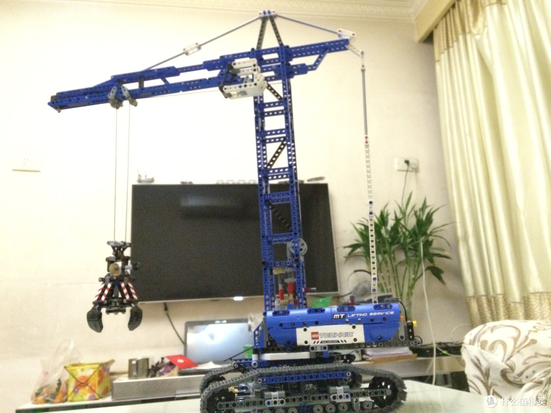 蓝翔履带式移动塔吊—lego 乐高 42042 b模式