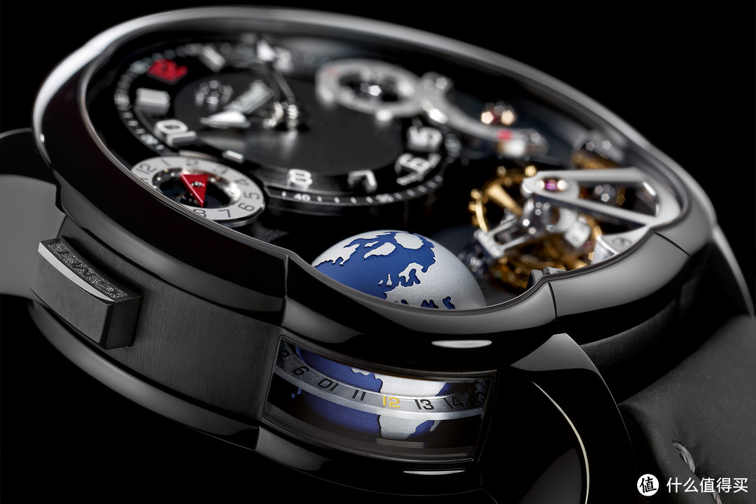 手腕上的世界地图：Greubel Forsey 高珀富斯 推出 GMT Black 腕表新品