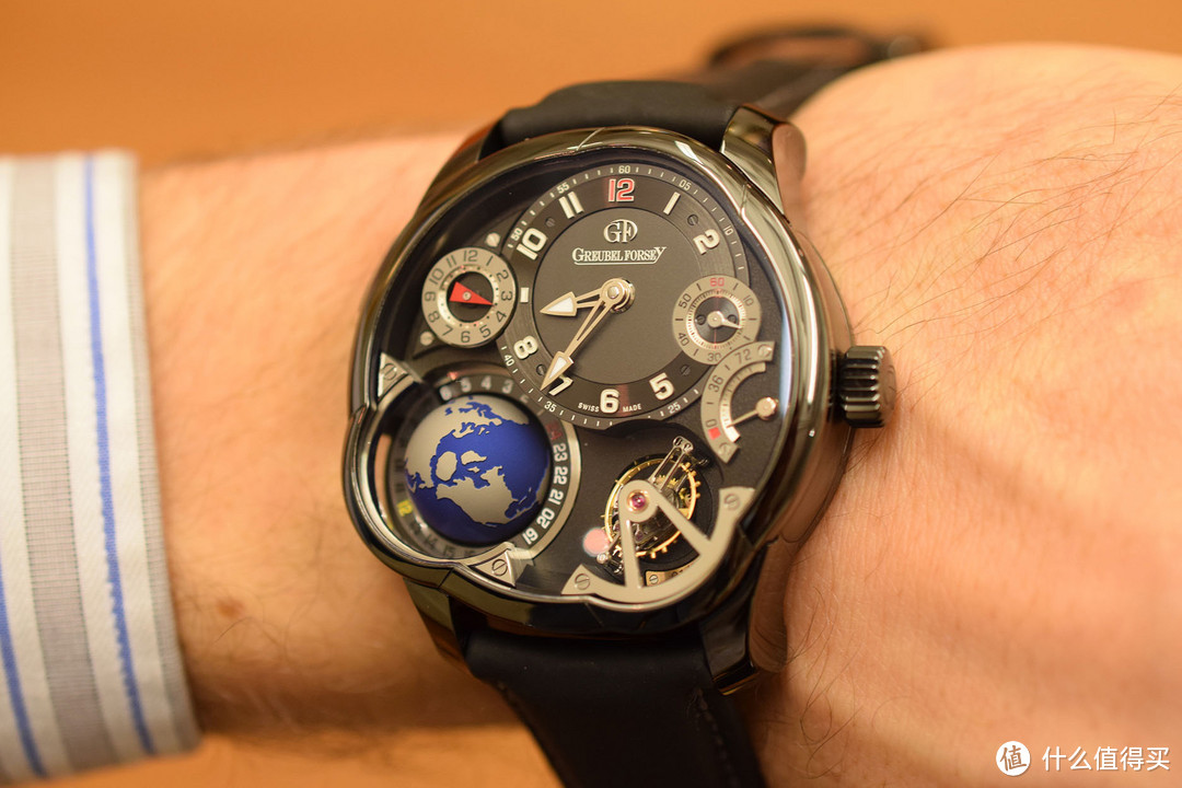 手腕上的世界地图：Greubel Forsey 高珀富斯 推出 GMT Black 腕表新品