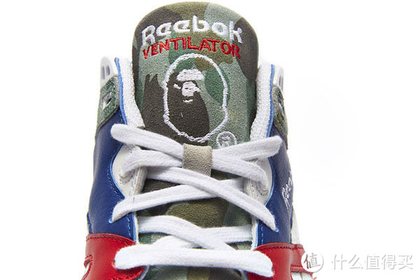 增加迷彩元素：Reebok 锐步 携手mita sneakers以及BAPE 推出 三方联名 Reebok Ventilator 跑鞋