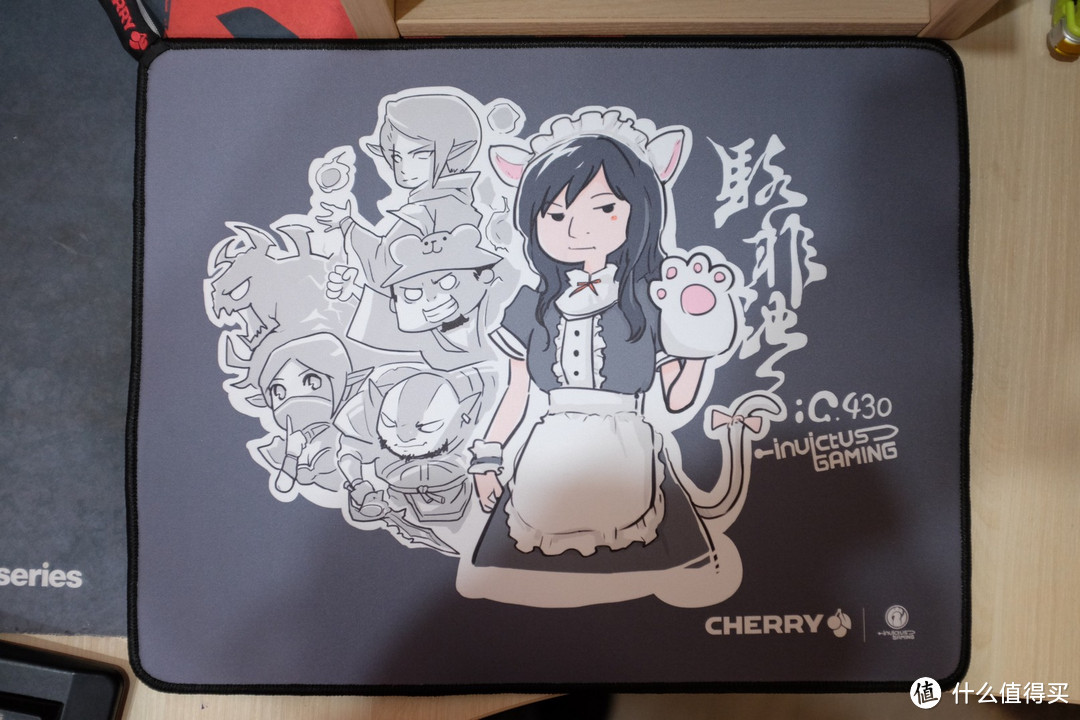 干物妈小池！CHERRY 樱桃 中号细面鼠标垫 iG.430版