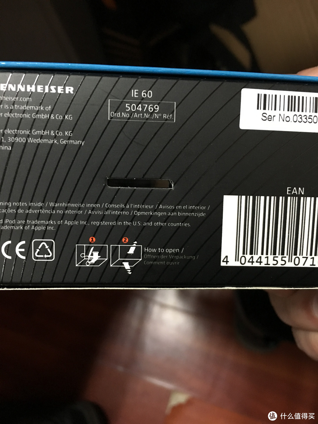 海淘SENNHEISER 森海塞尔IE60开箱