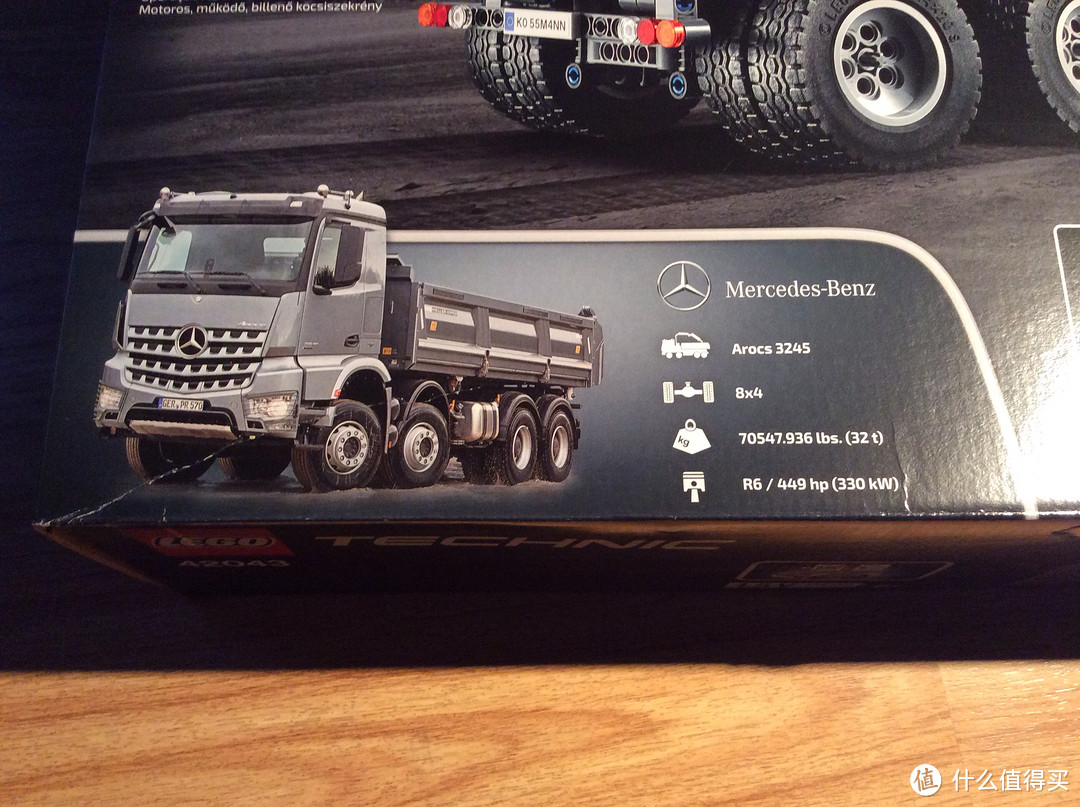 1st科技旗舰!LEGO Technic 42043 Benz Arocs 3245 开箱评测