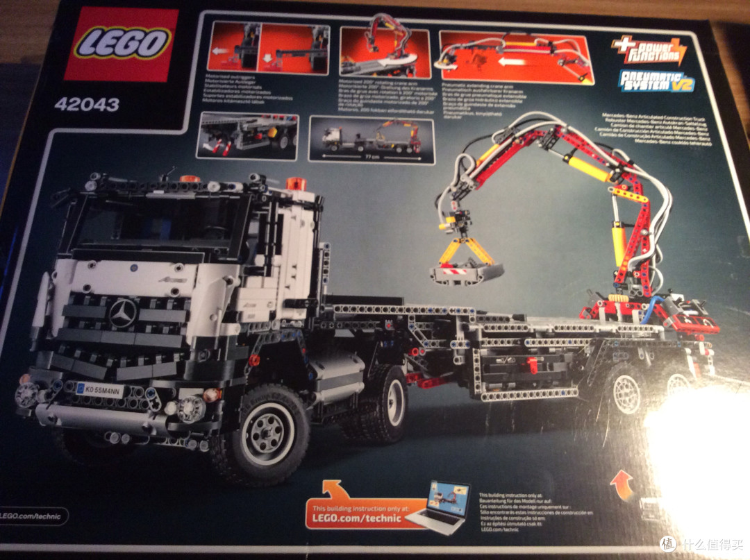 1st科技旗舰!LEGO Technic 42043 Benz Arocs 3245 开箱评测