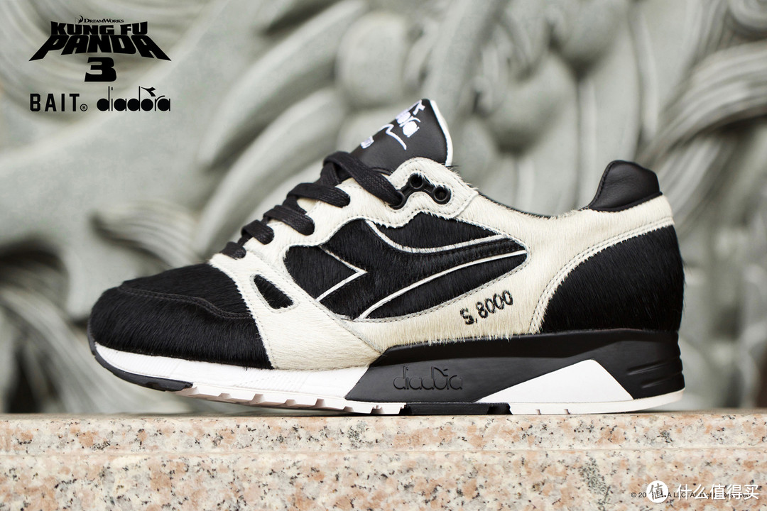 功夫熊猫配色：BAIT x DIADORA 发布联名款 S8000 “Kung Fu Panda 3”运动鞋