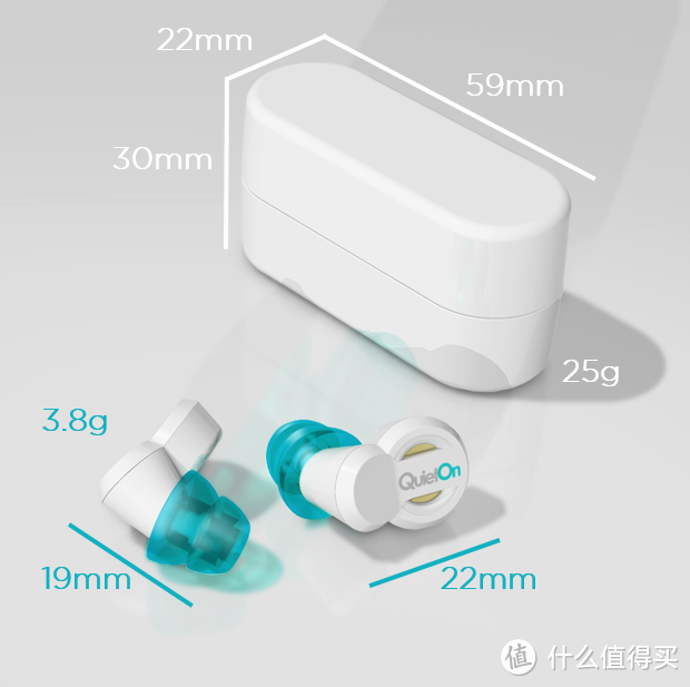 重量仅3.8克：QuietOn 主动降噪耳塞开启众筹