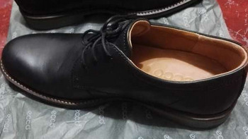 法亚购入ECCO FINDLAY EU44码黑色男鞋晒单及尺码选择体会