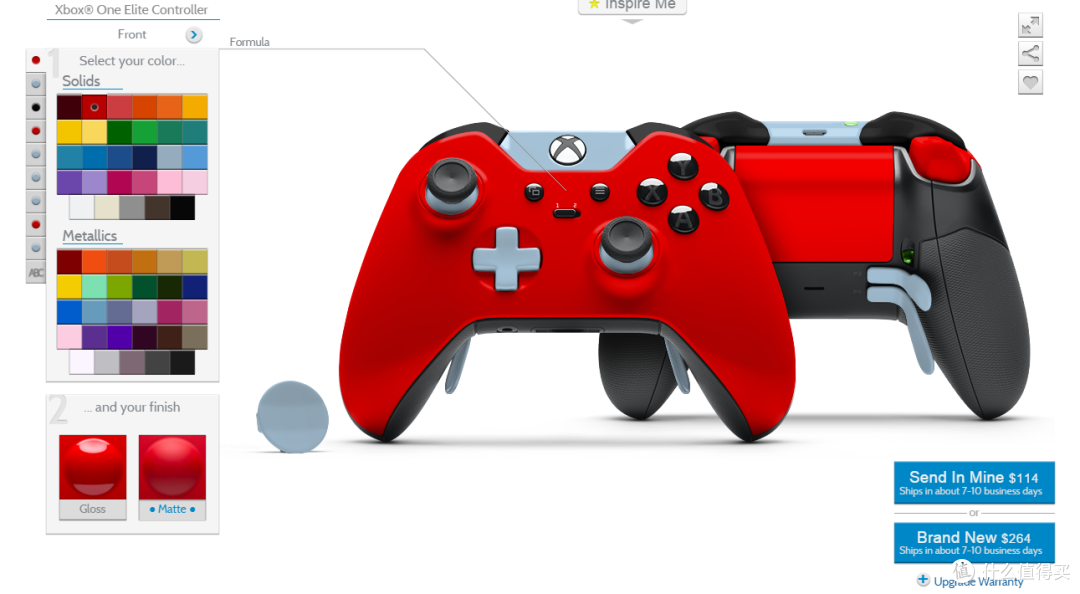 花样选择令你犯难:ColorWare 上线 Xbox One Elite(精英版)手柄 定制服务