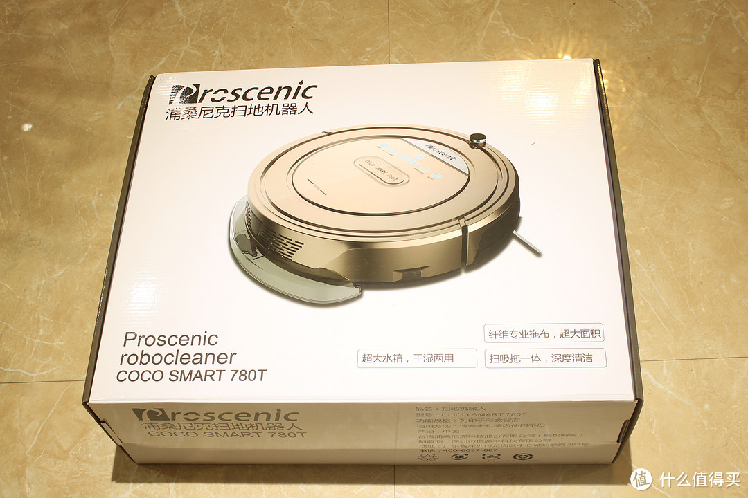 Proscenic 浦桑尼克 COCO SMART 780T 扫地机器人 开箱