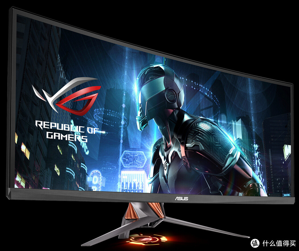 点亮信仰：ASUS 华硕 ROG PG348Q 34寸 21:9 曲面显示器 国内开售