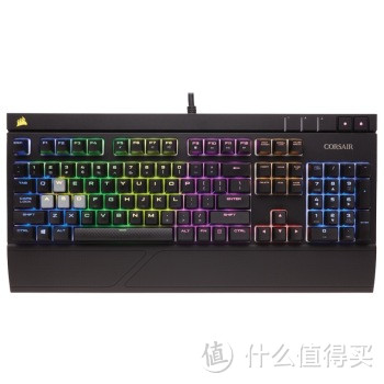 Corsair 海盗船 STRAFE 惩戒者 RGB红轴机械键盘 开箱