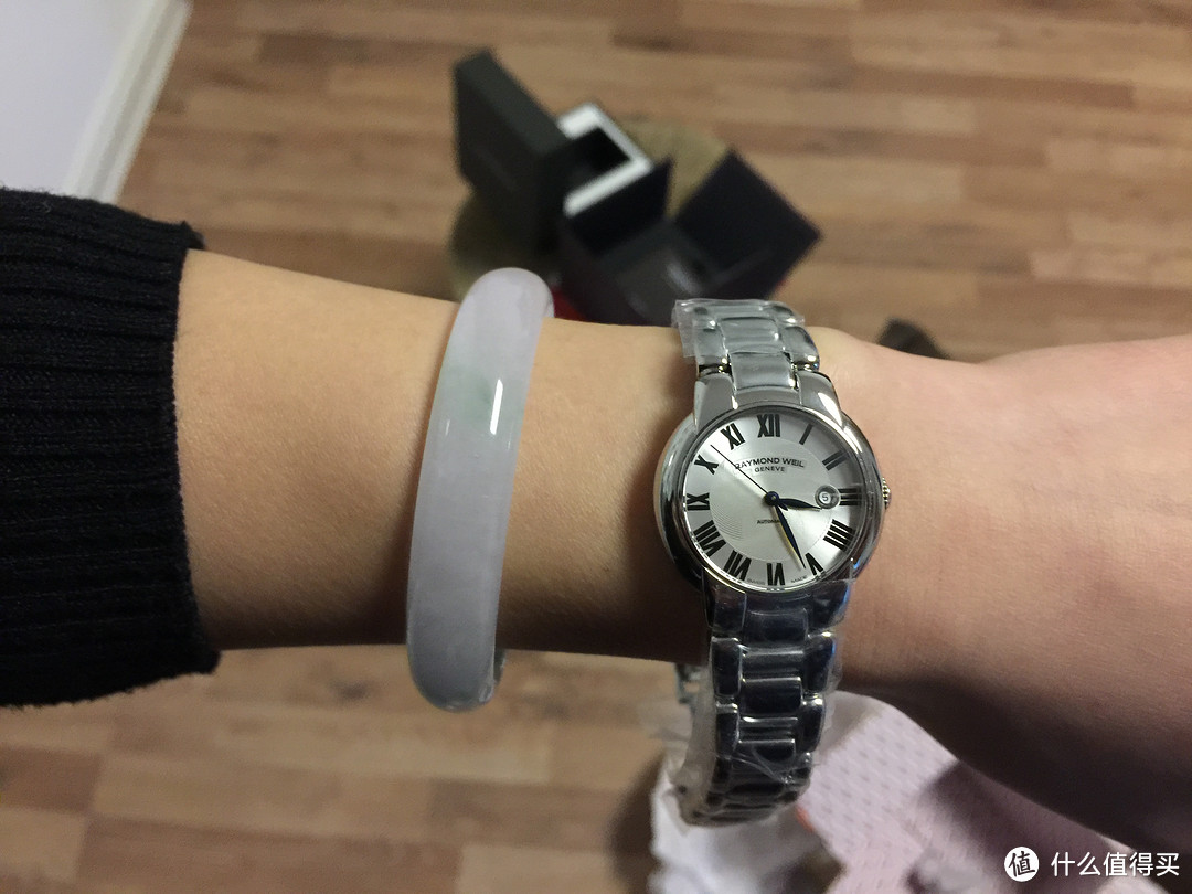 媳妇的猴年礼物：RAYMOND WEIL 蕾蒙威 JASMINE佳茗系列 2629-ST-01659 女款机械腕表