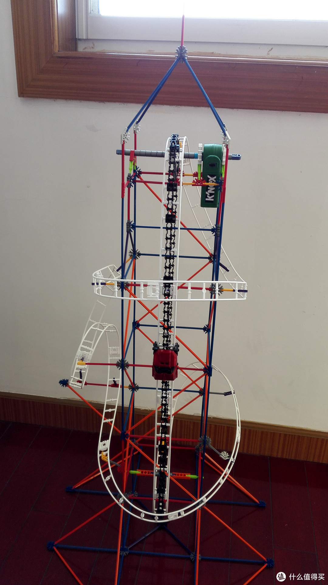 K'Nex Star Shooter Coaster Building Set 电动过山车拼装玩具 晒单