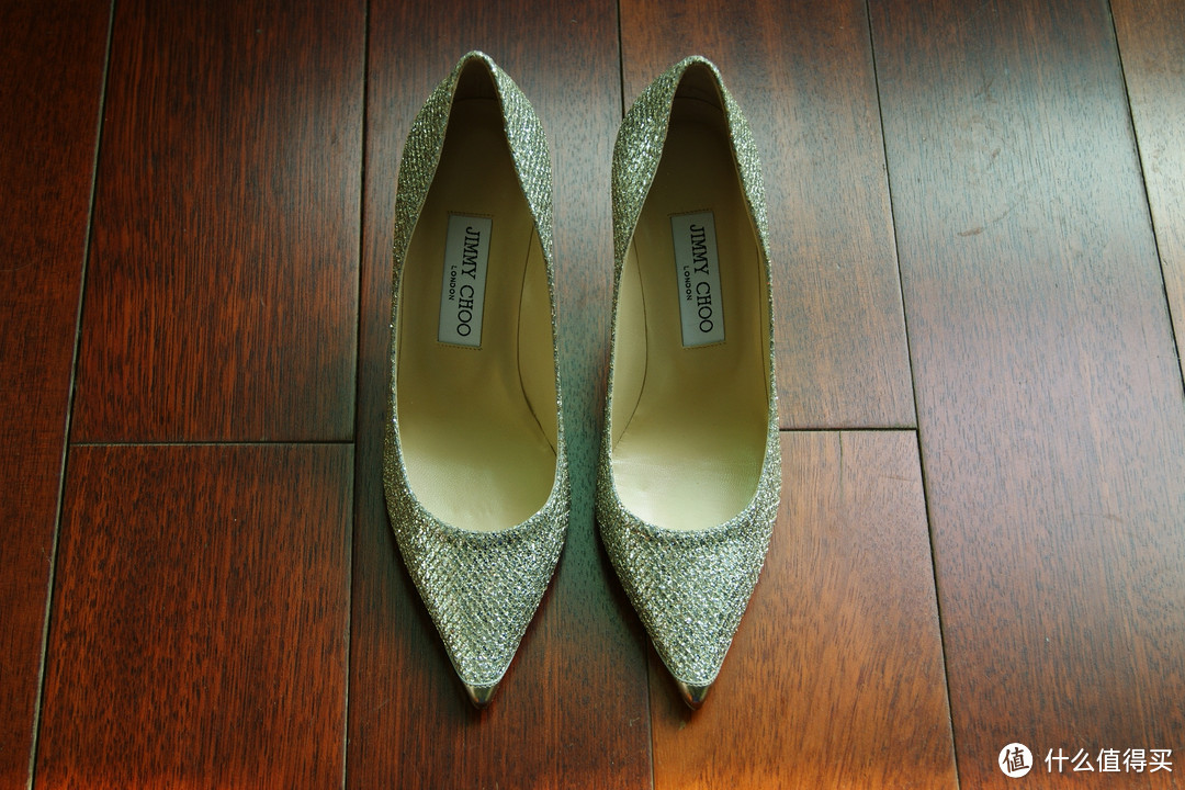 #情人节送心动# Jimmy Choo 周仰杰 AGNESGFA女款银色亮片高跟鞋