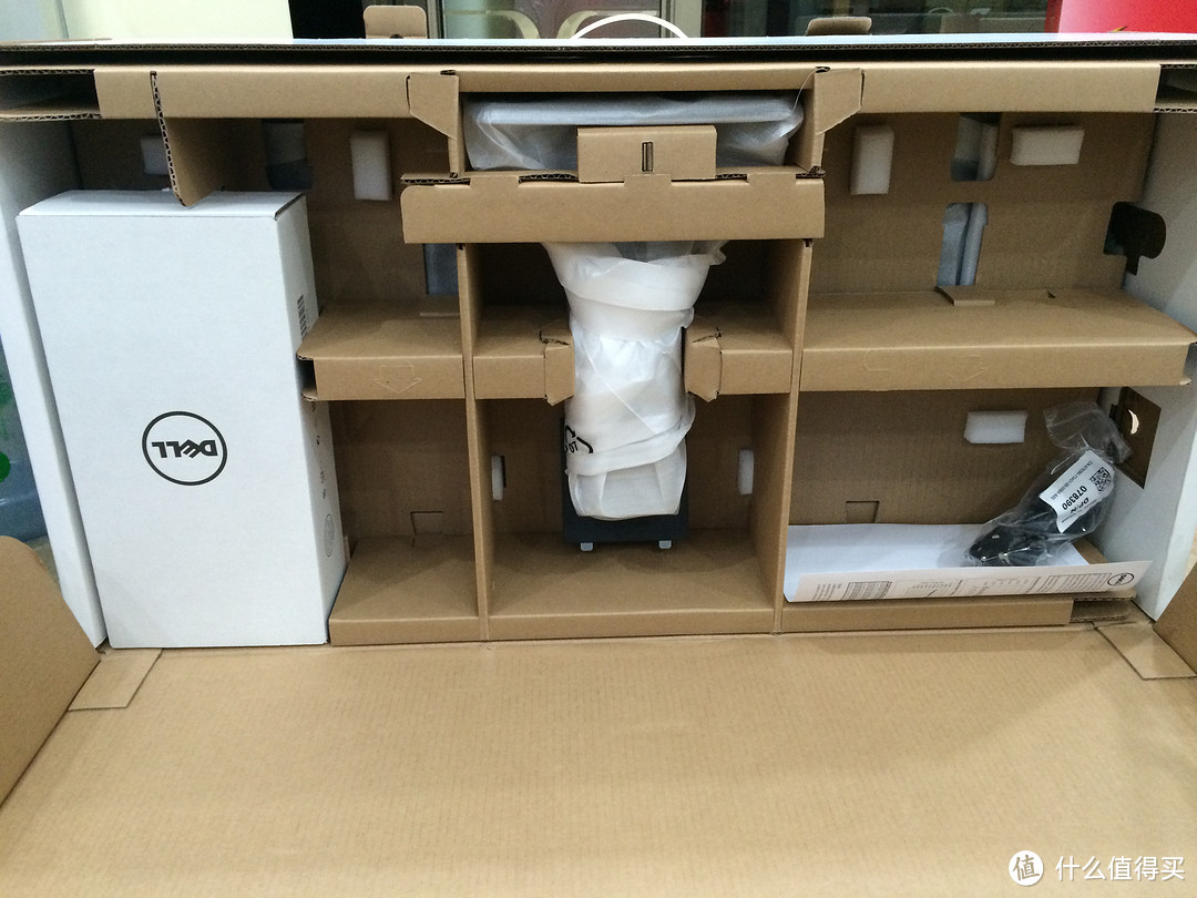 德淘 DELL 戴尔 U3415W 显示器伪开箱附关税单