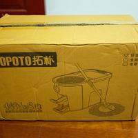 拓朴 小净士 S12 四驱动旋转拖把开箱展示(包装|拖把杆|拖把盘|底盘|拖把头)