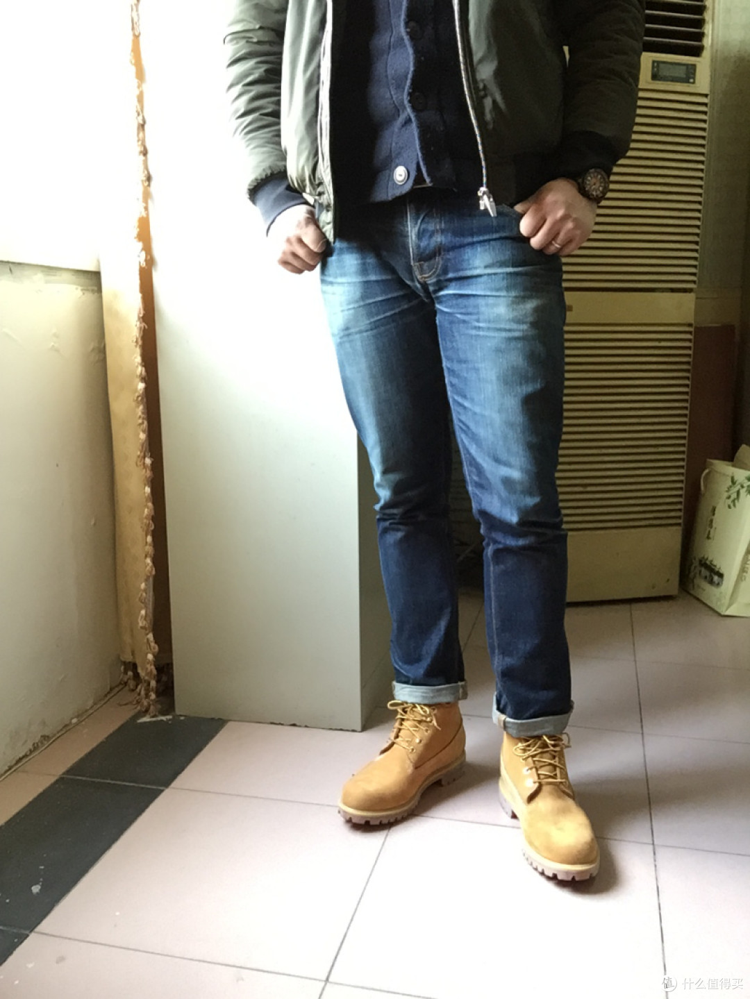 timberland添柏岚10061大黄靴开箱试穿