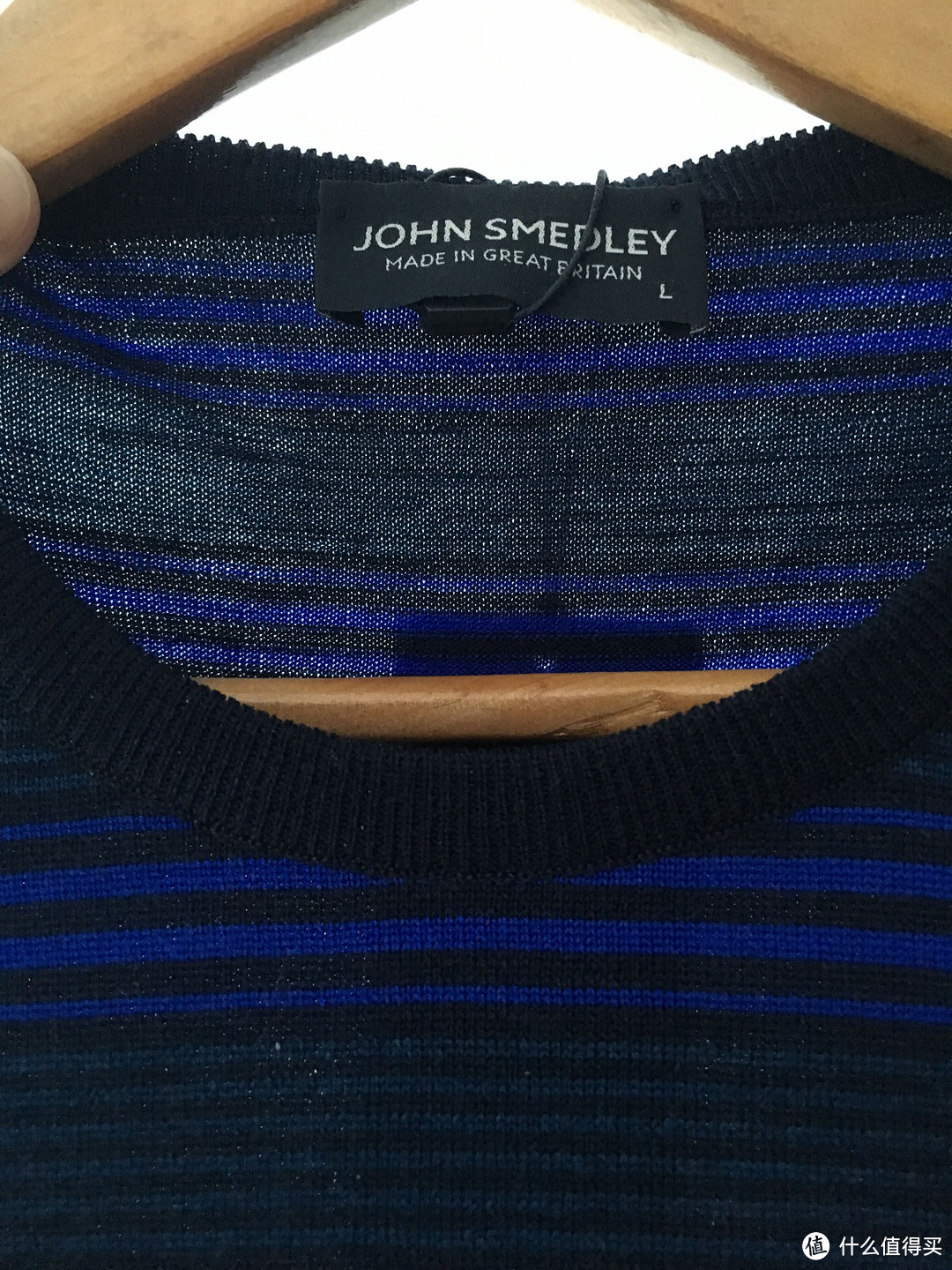 晒件 john smedley羊毛针织衫