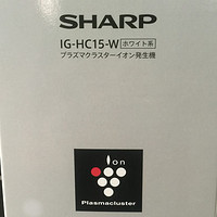 SHARP 夏普 IG-HC15-W 车载空气净化器 白色