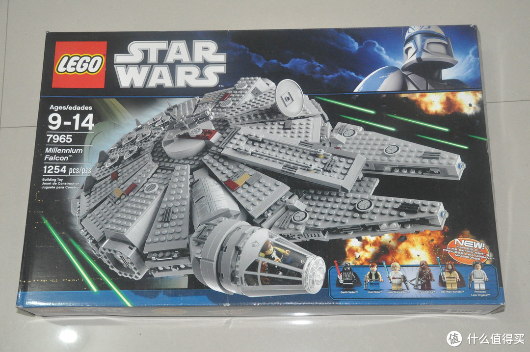 #本站首晒# 乐高 LEGO 7965 Star Wars Millennium Falcon 星球大战 千年隼号