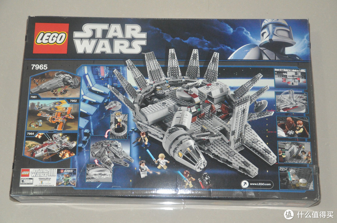 #本站首晒# 乐高 LEGO 7965 Star Wars Millennium Falcon 星球大战 千年隼号