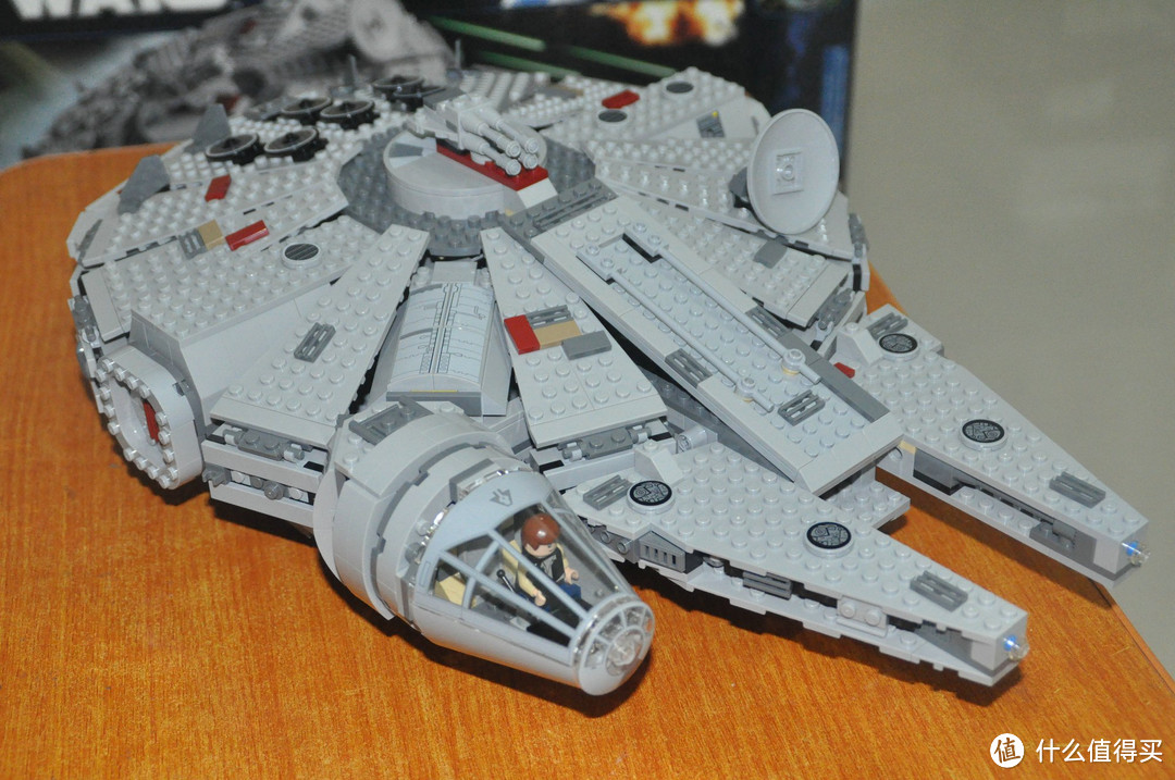 #本站首晒# 乐高 LEGO 7965 Star Wars Millennium Falcon 星球大战 千年隼号