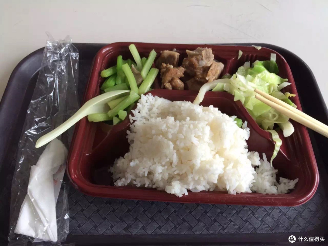 员工餐厅吃的免费午餐，挺干净的