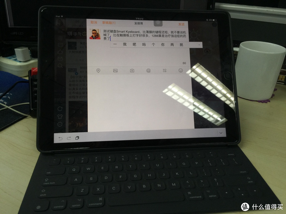 #本站首晒# Apple Smart Keyboard for iPad Pro 键盘 简单开箱&使用感受