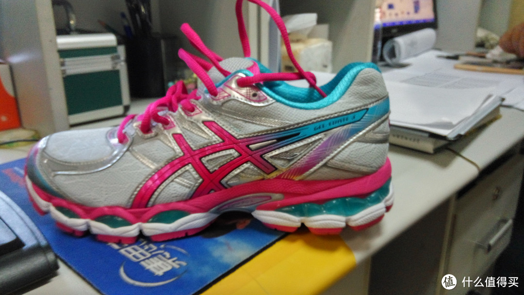 给自己颁发的“大”年终奖： ASICS 亚瑟士 GEL Evate 3女跑步鞋