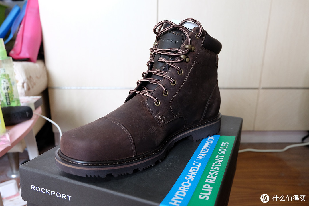 ROCKPORT 乐步 Gentlemans Cap 男款防水靴开箱及个人尺码建议