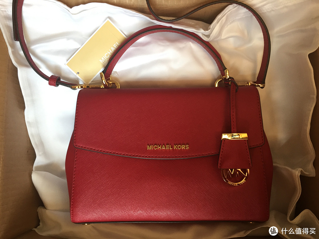 终于等到你~ 梅西支付宝直邮 MICHAEL Michael Kors Ava Small Top Handle Satchel