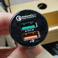 AUKEY双口车载充电器 高通QC3.0技术