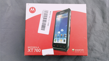 我的老人机之选：MOTOROLA 摩托罗拉 XT760（附水洗后盖）