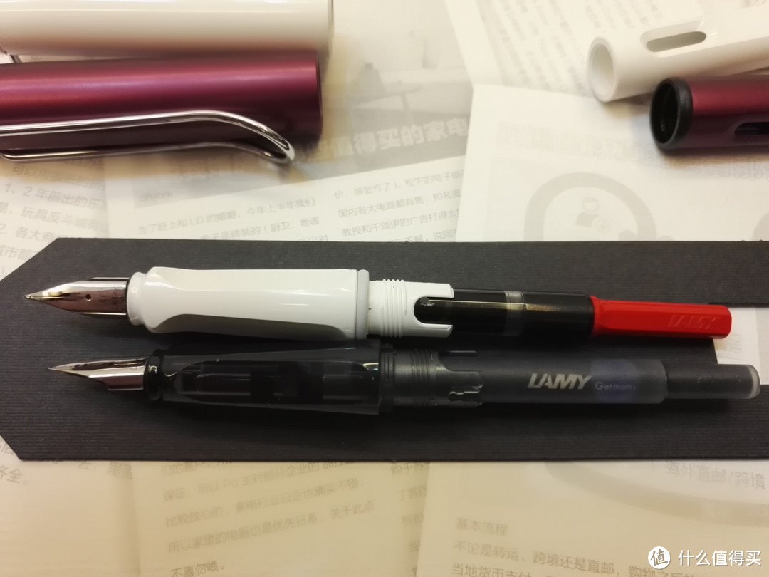 LAMY 凌美钢笔  Al Star 恒星系列 L29DP 和Safari 狩猎者系列  EF尖晒单