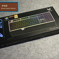 雷柏V720机械键盘外观展示(键帽|按键|灯带|脚贴)
