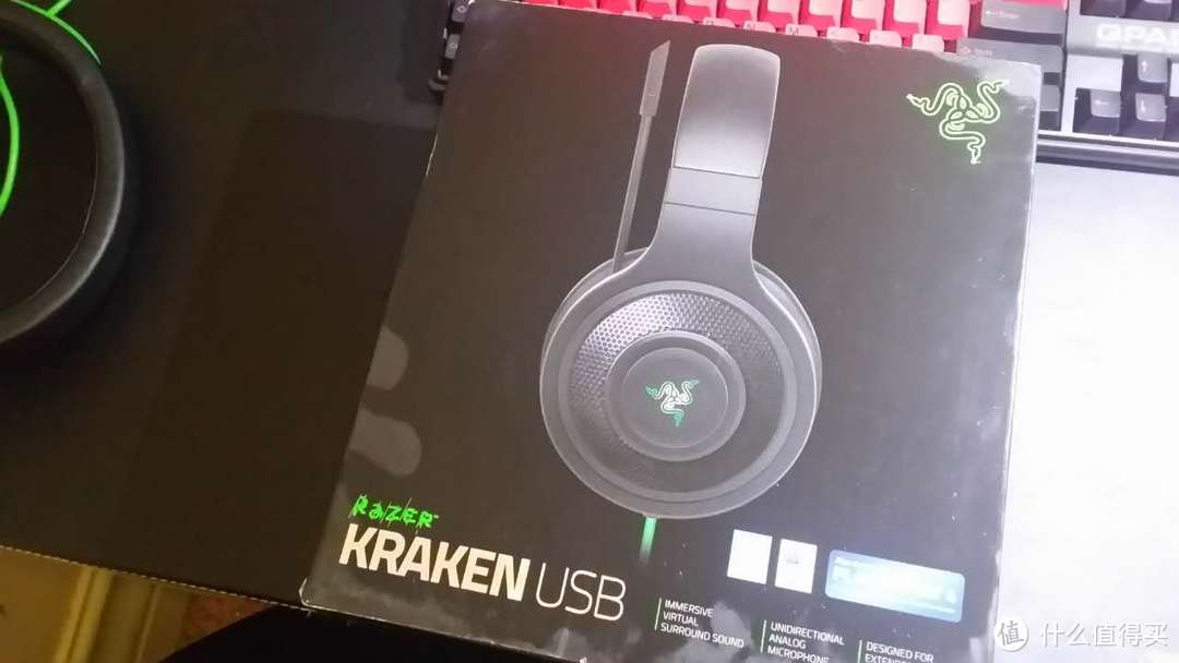 Razer 雷蛇 北海巨妖 USB游戏耳麦 开箱（附雅思口语心得）