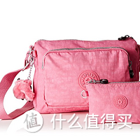 kipling 凯蒲林 duo offer粉色斜跨包 开箱