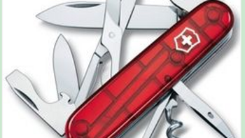 早上逛张大妈下午晒单：VICTORINOX 维氏  攀登者光面红透明 1.3703.T 瑞士军刀