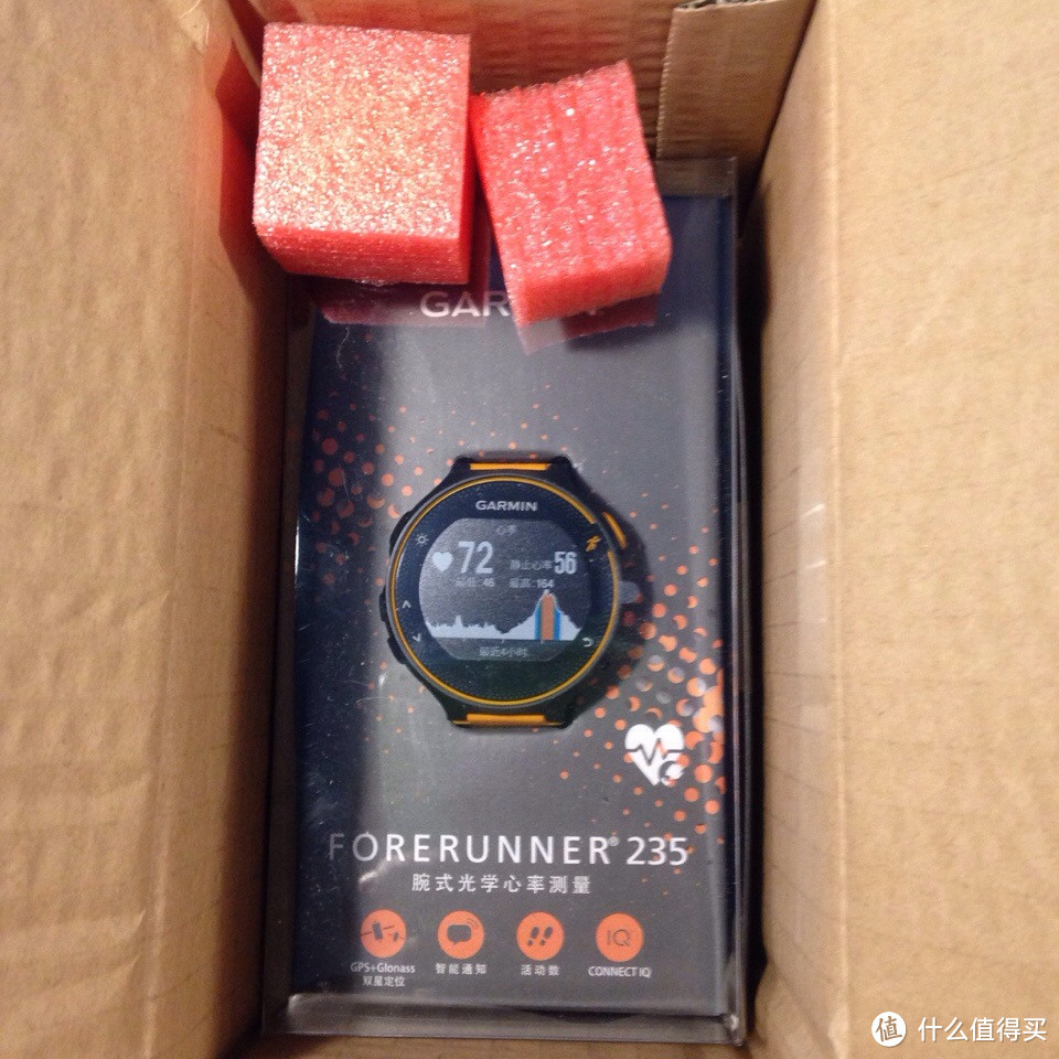 Garmin 佳明 Forerunner235 腕式光学心率 GPS跑步腕表 开箱