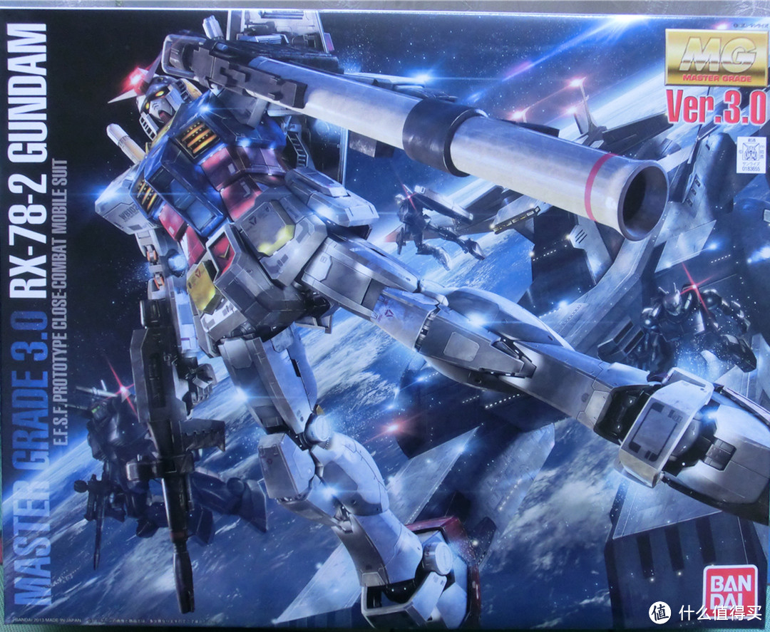 BANDAI 万代 MG 1/100 GUNDAM RX-78-2 3.0 敢达模型 晒单