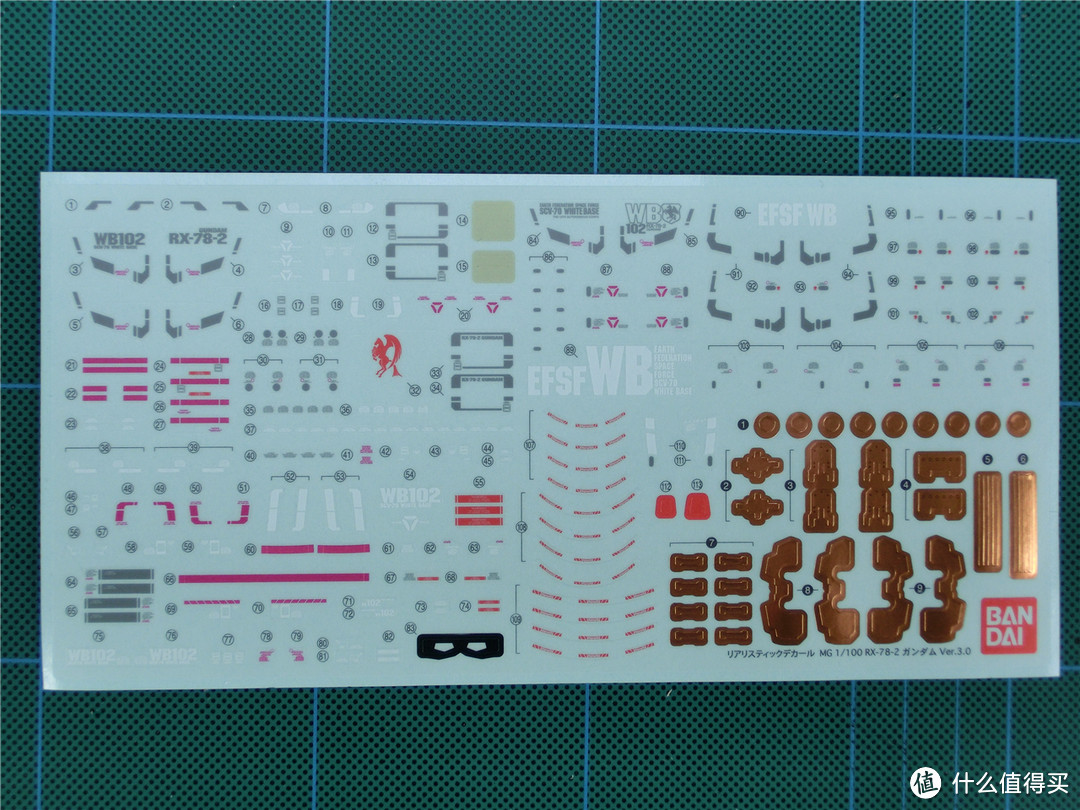 BANDAI 万代 MG 1/100 GUNDAM RX-78-2 3.0 敢达模型 晒单
