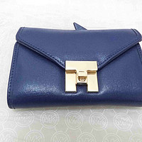 TOMMY HILFIGER Turnlock 2 女款真皮钱包