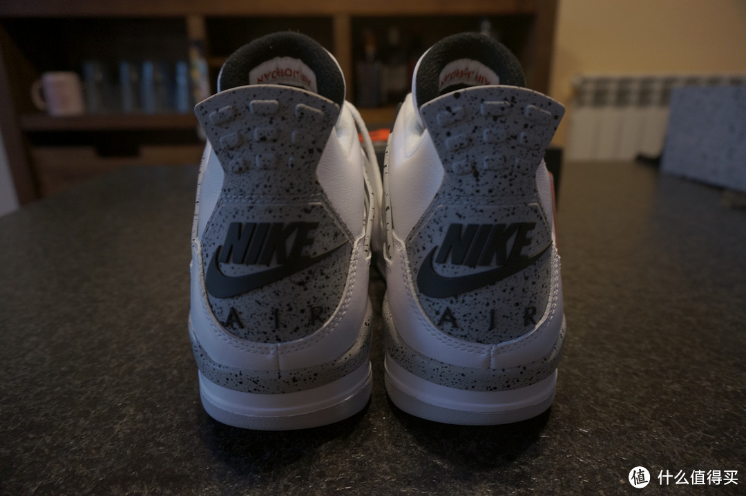 #本站首晒# Air Jordan 4 Retro OG White Cement 复刻男子运动鞋