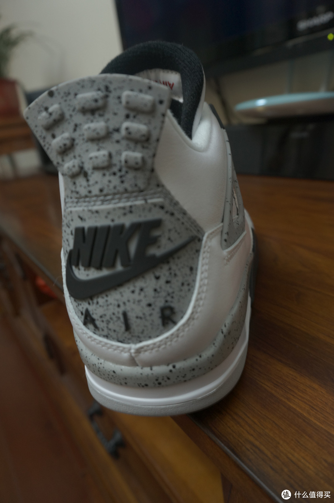 #本站首晒# Air Jordan 4 Retro OG White Cement 复刻男子运动鞋