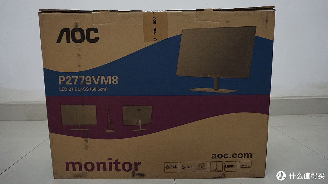 AOC 冠捷 P2779VM8 27英寸 显示器开箱及初步使用感受