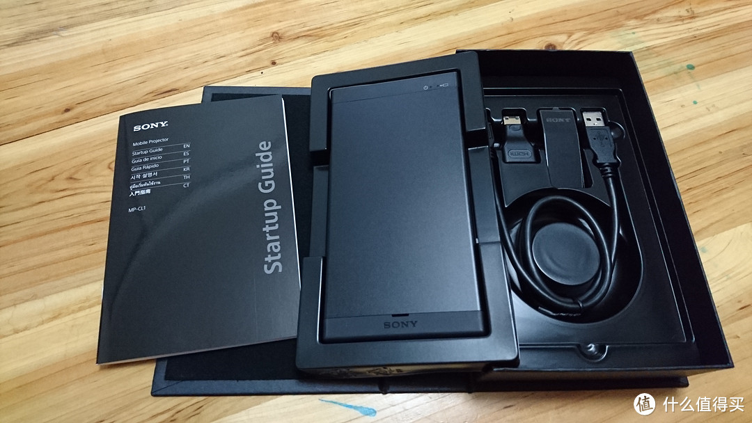 #本站首晒# Sony 索尼 MP-CL1 便携式投影仪 开箱简单测评