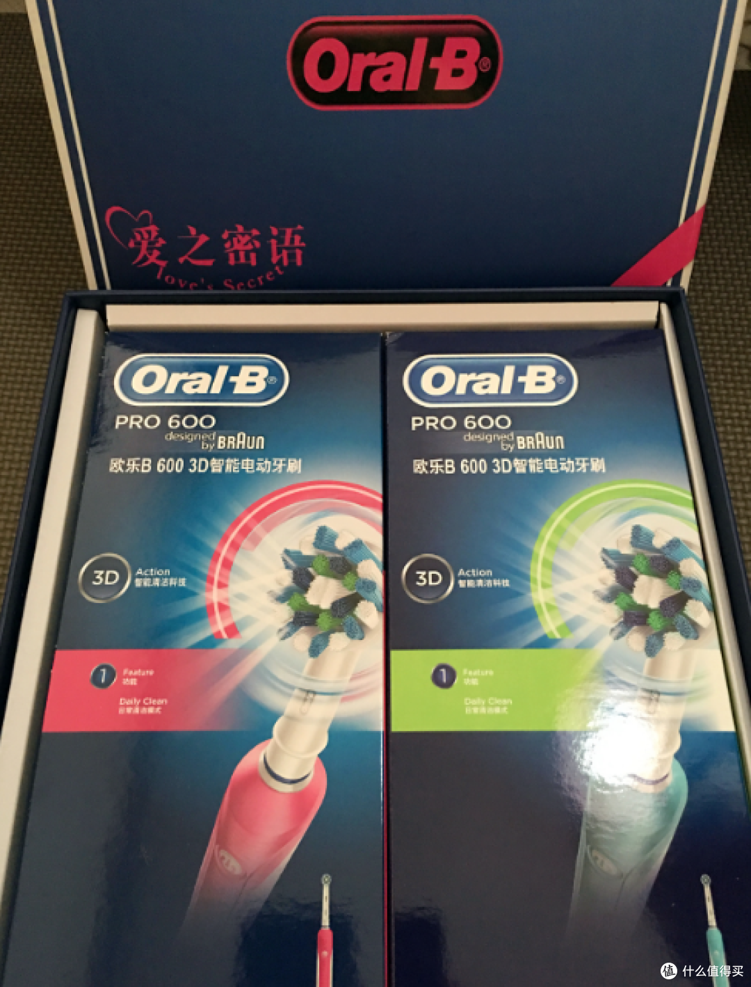 Oral-B 欧乐-B D16电动牙刷 爱之密语礼盒 开箱